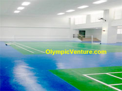 Another View of 2 Indoor Badminton Courts Hall at Tropicana Bay Residences, Penang