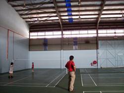 4 Olymflex Rubberized Badminton Courts