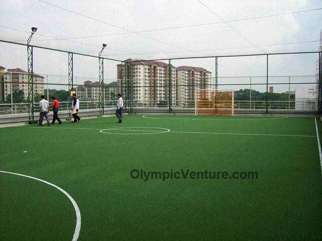 1 rooftop outdoor futsal court for Canon Opto (M) Sdn Bhd, KL