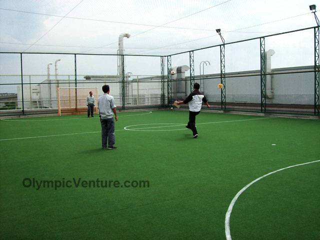1 rooftop outdoor futsal court for Canon Opto (M) Sdn Bhd, KL