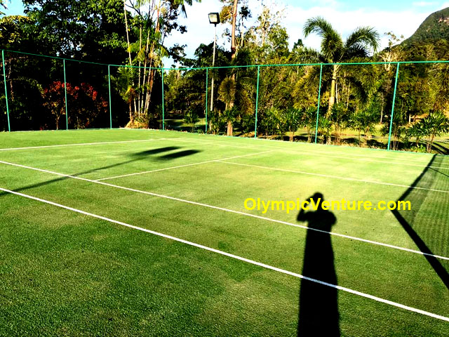 Two Synthetic Turf Tennis Courts for Datai Golf and Country Club in Langkawi, Kedah, Malaysia
