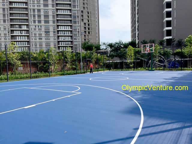 Windows-on-the-Park Cheras, Basketball Court with Fence Installed
