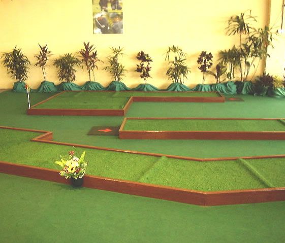 satin covered potted plants and faux flowers