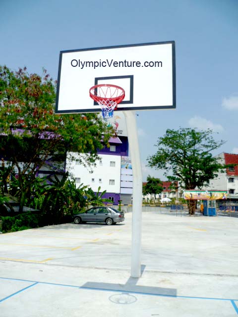 Installed Basketball Goal Post for Sports Arena Sentosa, Kuala Lumpur