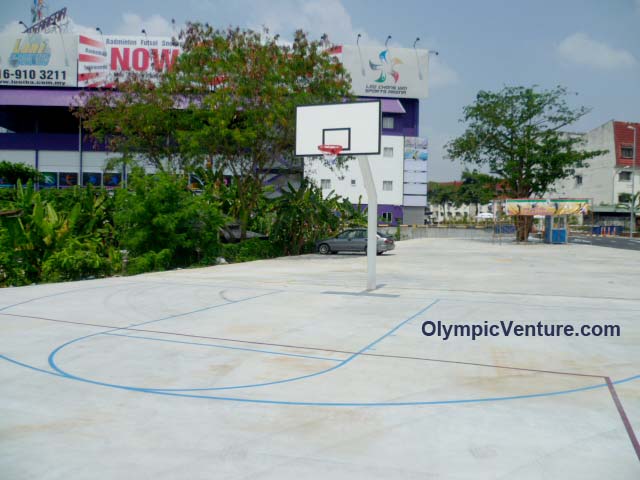 Draw Basketball Court Lines for Sports Arena Sentosa, Kuala Lumpur