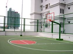Bayswater condominium's Basketball court.