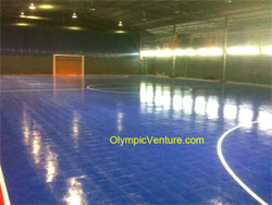 1 interlocking Techtiles futsal court for Northern Futsal Centre, Sg. Petani, Kedah, another view. 