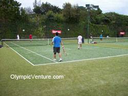 4 tennis courts using Tiger Turf in Penang Sports Club