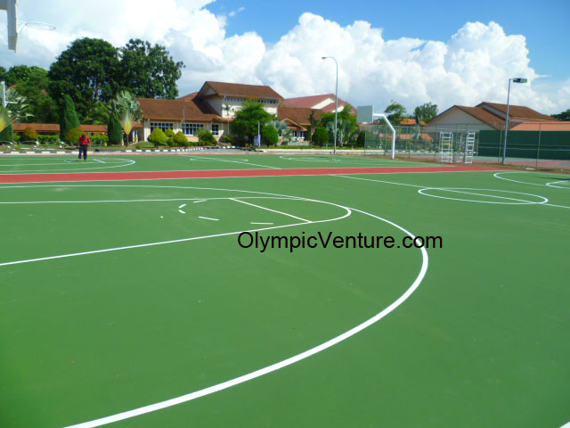 2 basketball courts for Polyteknik Seberang Perai in Permatang Pauh, Seberang Jaya