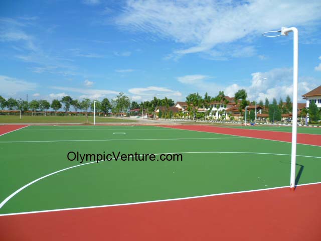 2 netball courts for Polyteknik Seberang Perai in Permatang Pauh, Seberang Jaya