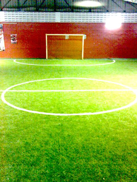 Replaced old turf for Sports Bay Futsal Courts in Johor using Tiger Turf