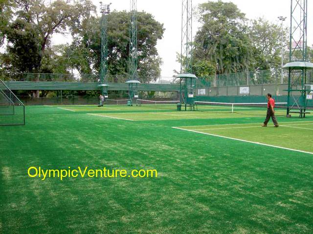 4 synthetic turf tennis courts for Royal Lake Club, Kuala Lumpur