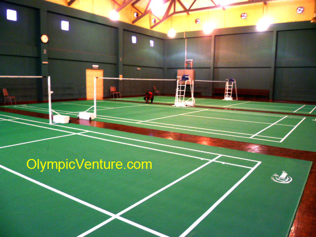 Badminton World Federation Certified PVC mat Badminton Courts in Taman Tasik cyberjaya.
