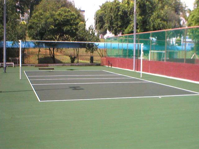 Volleyball court in University Islam